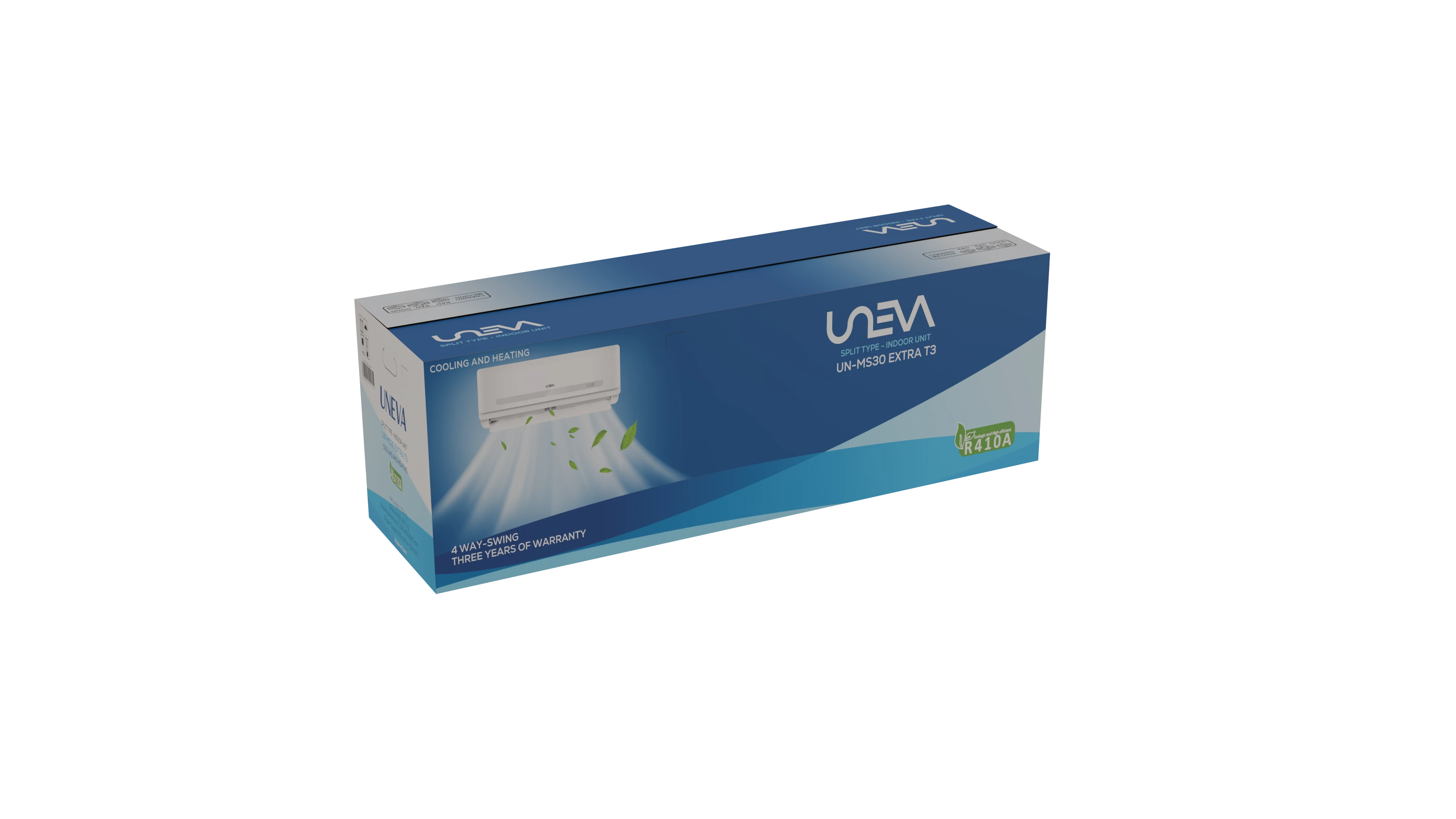 کولر گازی یونیوا سری EXTRA — جعبه یونیت داخلی
